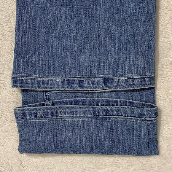 Christine Alexander Boot Cut Denim Jeans Size 6 Rhinestone Embellished - Picture 5 of 11